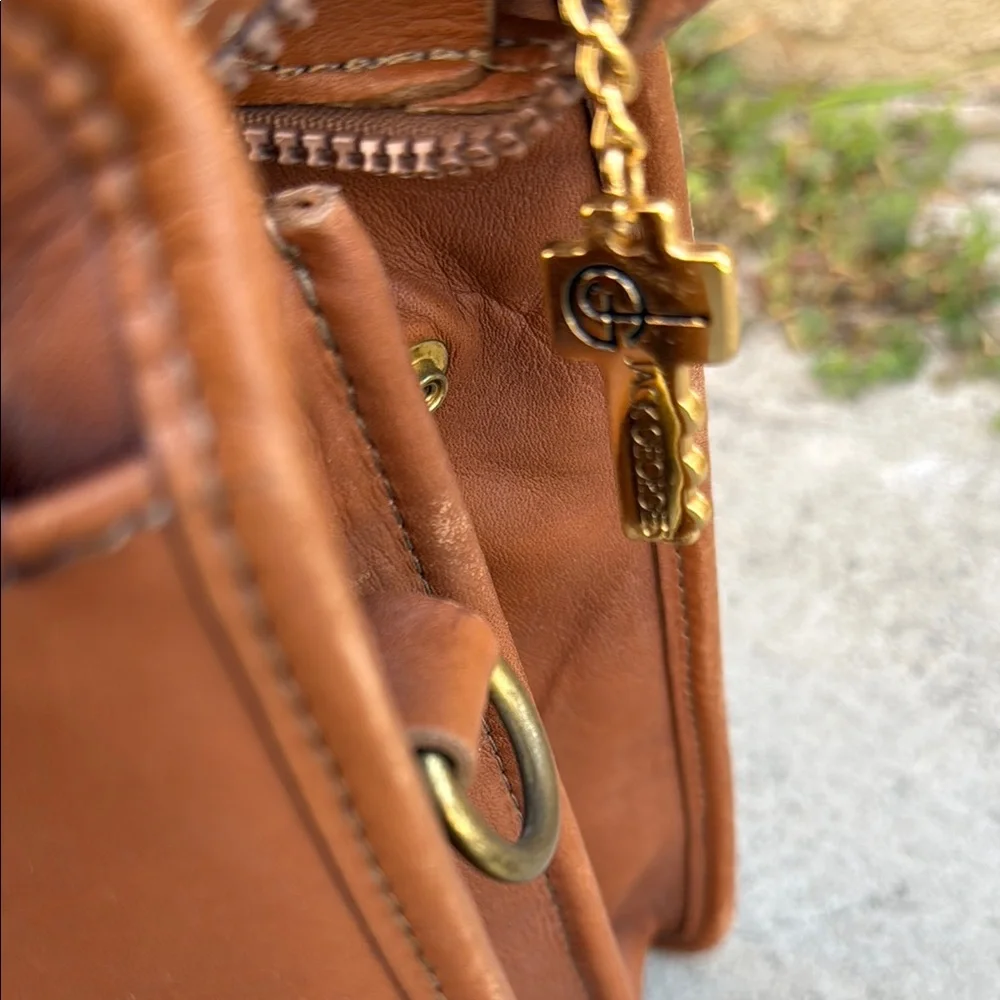 Vintage Brown Leather Briefcase